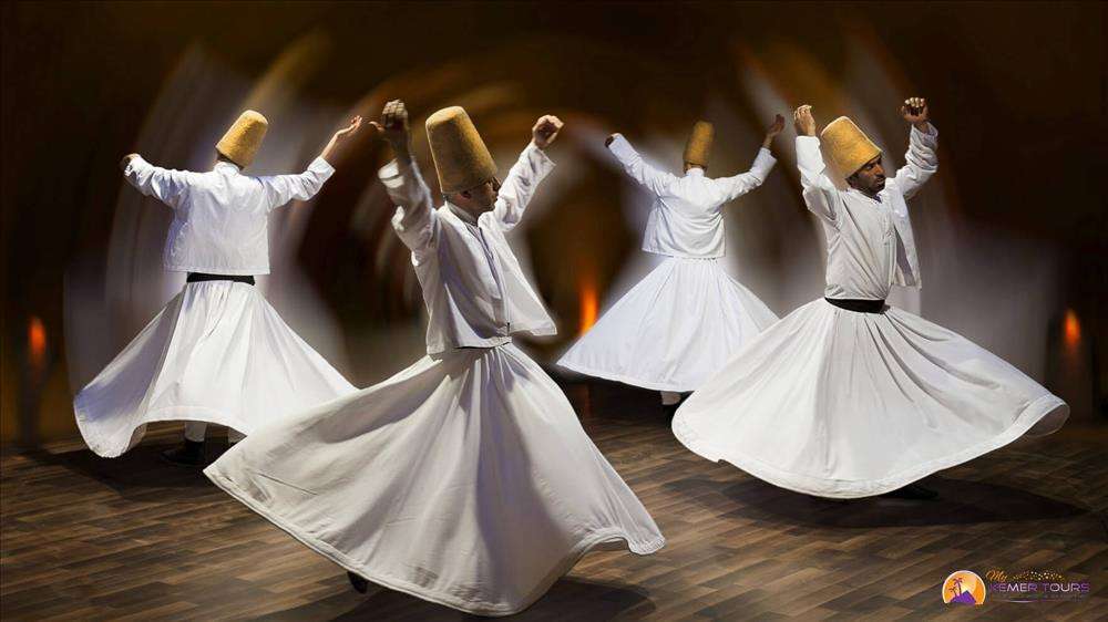 The dance of dervies in Cappadocia