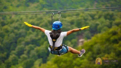 Zipline raften wandelen vanuit Camyuva