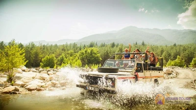 Jeep safari i rafting w Kemer